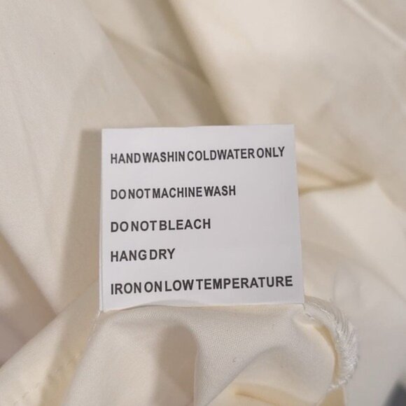 NWT Anthropologie SOLITAIRE LARGE Cream Embroidered Top Hand-Made by Artisans - Picture 10 of 11